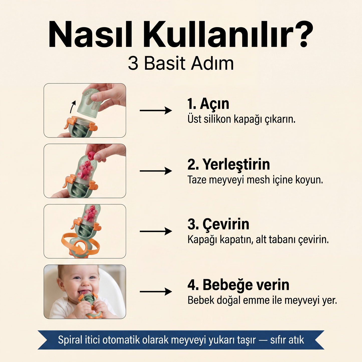 Besleyici Bebek Emziği